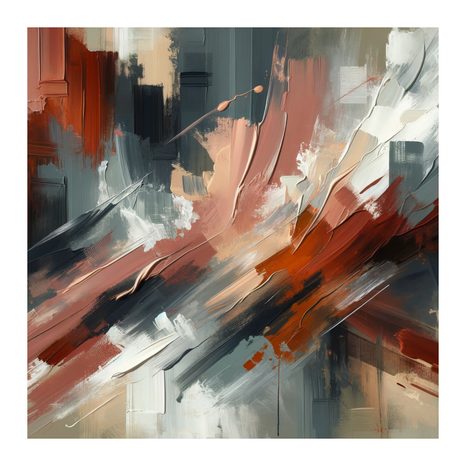 WANDBILD WILDE FARBEN IN BEWEGUNG - WANDBILDER ABSTRAKTE FORMEN - BILDER