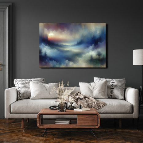 OBRAZ TAJEMNÉ ÚDOLÍ - OBRAZY LES - OBRAZY