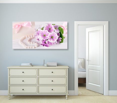 OBRAZ ROMANTICKÉ ZÁTIŠÍ - OBRAZY KVĚTŮ - OBRAZY