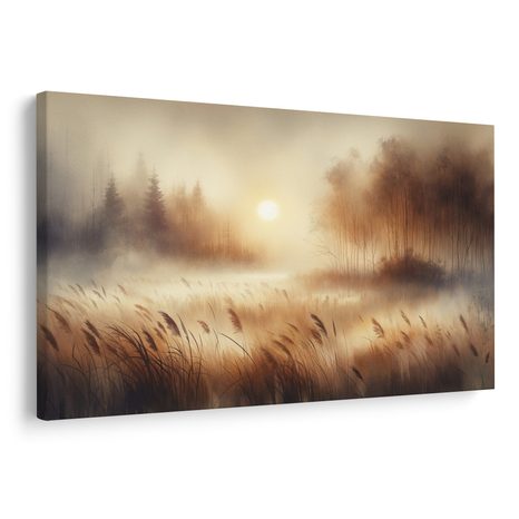 OBRAZ MLHAVÝ ÚSVIT - OBRAZY VÝCHOD A ZÁPAD SLUNCE - OBRAZY