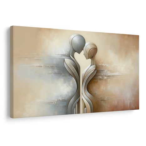 CANVAS SCHILDERIJ VERBINDING VAN TWEE ZIELEN - SCHILDERIJEN - MEGA UITVERKOOP TOT 70% 🔥