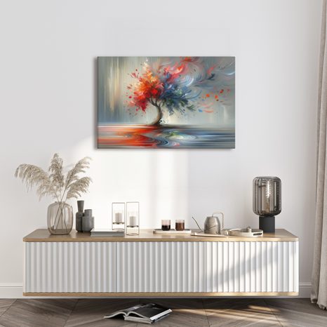 OBRAZ STROM ŽIVOTA V BAREVNÉM VÍRU - OBRAZY STROMY ŽIVOTA - OBRAZY