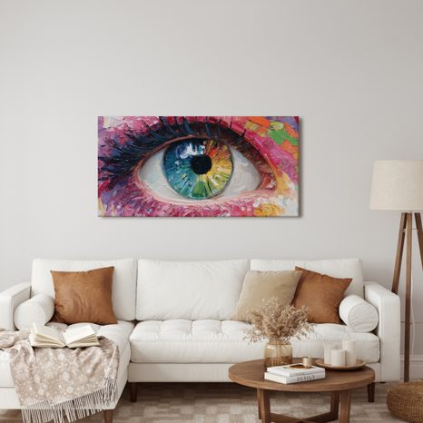 OBRAZ PALETA EMOCÍ V OKU - ABSTRAKTNÍ OBRAZY - OBRAZY