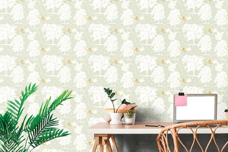 WALLPAPER GOLDEN APPLE ORCHARD - WALLPAPERS NATURE - WALLPAPERS