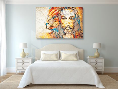 KÉP MINDENHATÓ AZ OROSZLÁNNAL - ABSZTRAKT KÉPEK - KÉPEK