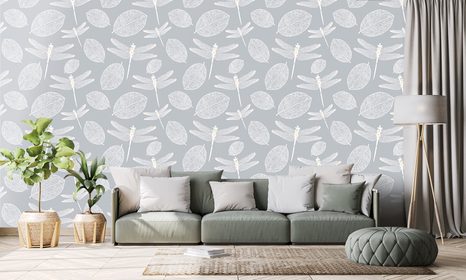 SAMOLEPÍCÍ TAPETA LÉTAJÍCÍ VÁŽKY - SAMOLEPÍCÍ TAPETY - TAPETY