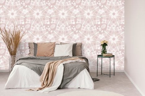 SELBSTKLEBENDE TAPETE LIBELLEN IM MANDALA-MUSTER - SELBSTKLEBENDE TAPETEN - TAPETEN