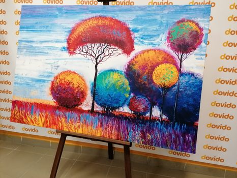 SLIKA JESENSKI GOZD - SLIKE DREVESA ŽIVLJENJA - SLIKE