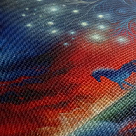 OBRAZ MAGICKÝ STROM ŽIVOTA S KONĚM - OBRAZY STROMY ŽIVOTA - OBRAZY