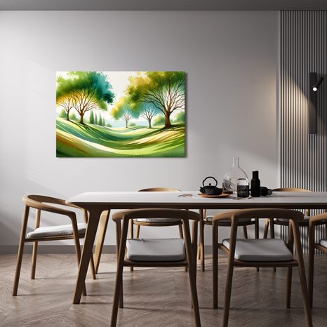 OBRAZ KRAJINA SE STROMY - OBRAZY STROMY ŽIVOTA - OBRAZY