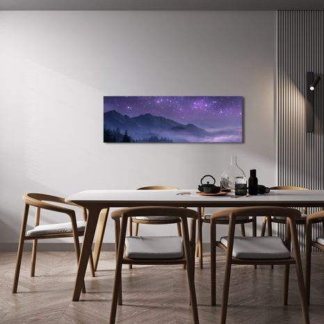 OBRAZ TAJEMNÁ KRAJINA POD HVĚZDAMI - OBRAZY HORY - OBRAZY