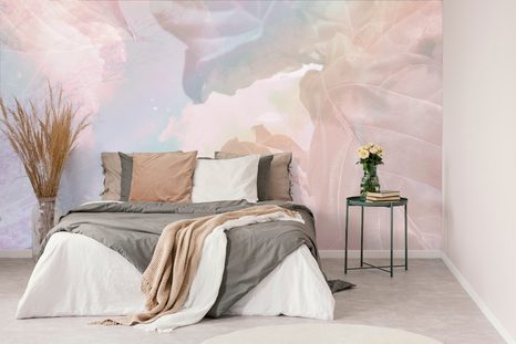 TAPETE REGENBOGENBLÄTTER - TAPETEN MIT NATURMOTIVEN - TAPETEN