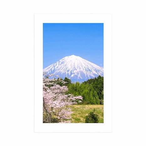 POSTER WITH MOUNT FUJI VOLCANO - NATURE - POSTERS