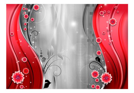 FOTOTAPETA ČERVENÁ OPONA - BEHIND THE CURTAIN OF RED - TAPETY - 🔥 TOTÁLNY VÝPREDAJ