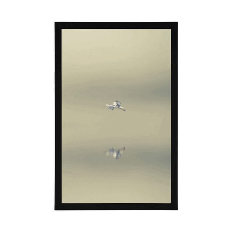 PLAGÁT VTÁK V HMLE - PRÍRODA - PLAGÁTY