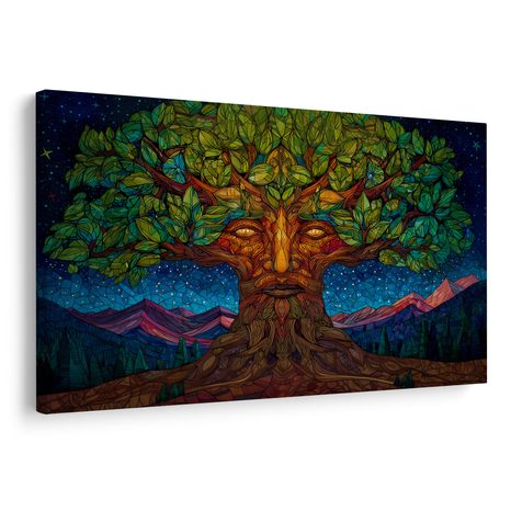 OBRAZ MYSTICKÝ STROM ŽIVOTA - OBRAZY STROMY ŽIVOTA - OBRAZY