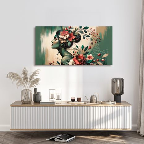 OBRAZ KVĚTINOVÁ MÚZA - OBRAZY ŽENY - OBRAZY