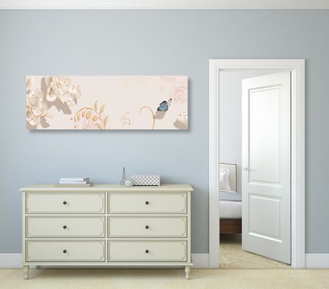 КАРТИНА НА ПЛАТНО – ВИНТИДЖ НАТЮРМОРТ С ПЕПЕРУДА - ВИНТИДЖ И РЕТРО КАРТИНИ - КАРТИНИ