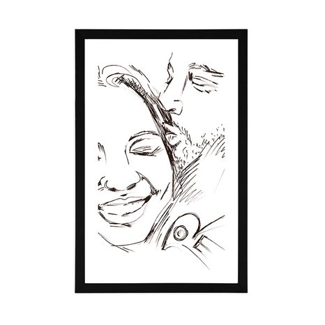 PLAKÁT S PASPARTOU KOUZLO LÁSKY - MOTIVY Z NAŠÍ DÍLNY - PLAKÁTY