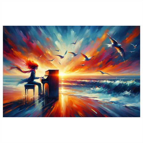 WANDBILD LIED DES OZEANS - BILDER MEER UND STRAND - BILDER