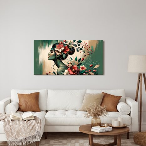 OBRAZ KVĚTINOVÁ MÚZA - OBRAZY ŽENY - OBRAZY