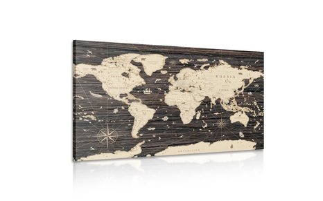 KÉP TÉRKÉP FA HÁTTÉREN - TÉRKÉPES KÉPEK - KÉPEK