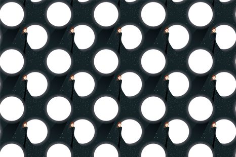 SAMOLEPÍCÍ TAPETA MĚSÍČNÍ PANÍ - SAMOLEPÍCÍ TAPETY - TAPETY