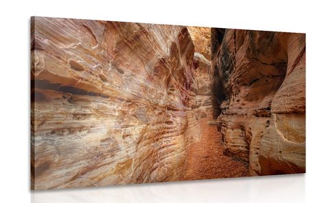 CANVAS PRINT GRAND CANYON PATHWAY - PICTURES OF NATURE AND LANDSCAPE - PICTURES