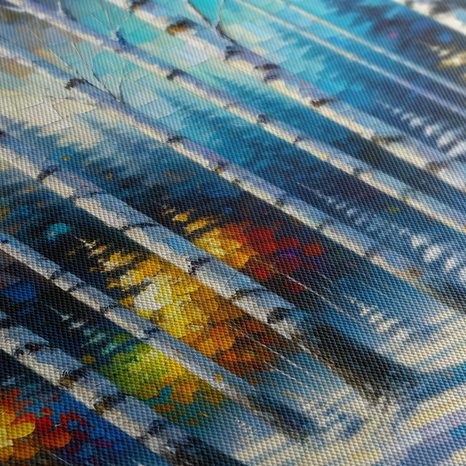 OBRAZ ZIMNÍ LESNÍ KOUZLO - OBRAZY LES - OBRAZY