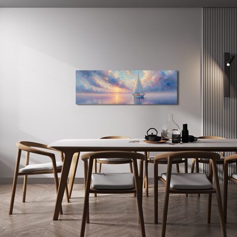 WANDBILD RUHIGE OZEANFAHRT - BILDER MEER UND STRAND - BILDER