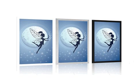 PLAKÁT VÍLA V MĚSÍČNÍM SVITU - POHÁDKOVÉ BYTOSTI - PLAKÁTY