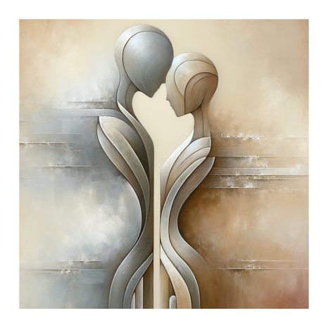 OBRAZ SPOLEČNÁ CESTA DUŠÍ - OBRAZY LÁSKA - OBRAZY