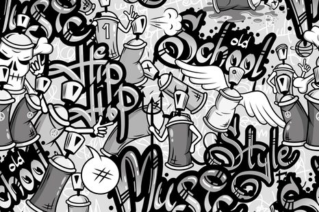 TAPETE MODERNE STRASSENKUNST - TAPETEN - 🔥 TOTALAUSVERKAUF