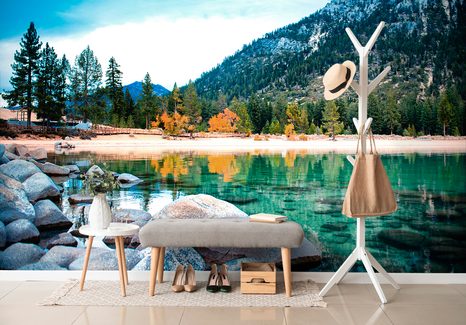 FOTOTAPETA JEZERO V NÁDHERNÉ PŘÍRODĚ - TAPETY PŘÍRODA - TAPETY