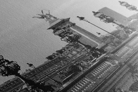 OBRAZ MOST ALEXANDRA III. V PAŘÍŽI V ČERNOBÍLÉM PROVEDENÍ - ČERNOBÍLÉ OBRAZY - OBRAZY