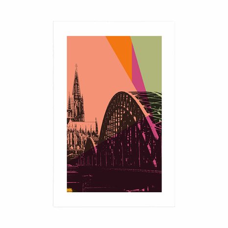 POSTER – ILLUSTRAZIONE DIGITALE DI COLONIA - POP ART - POSTER