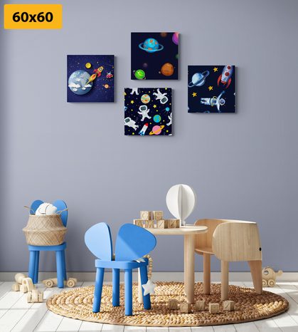 SET OBRAZŮ ZÁHADNÝ VESMÍR - SESTAVY OBRAZŮ - OBRAZY