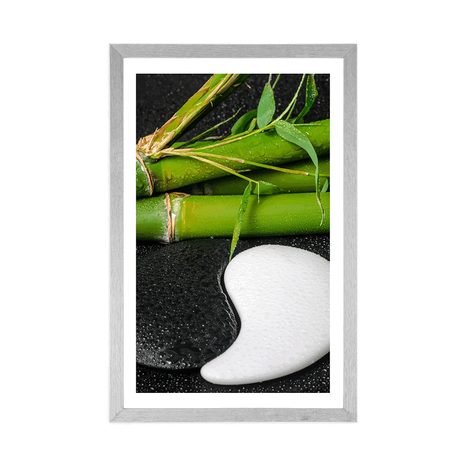 POSTER – PIETRE A FORMA DI YIN E YANG - FENG SHUI - POSTER