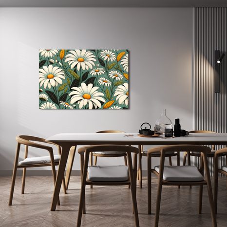 OBRAZ ROZKVETLÉ KOPRETINY - OBRAZY KVĚTŮ - OBRAZY