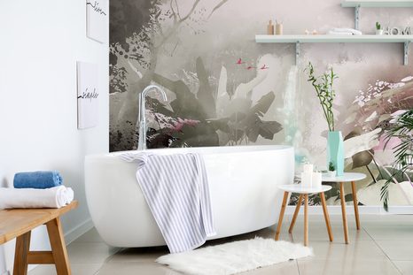 SELBSTKLEBENDE TAPETE FRIEDLICHE MAGIE DES UNBERÜHRTEN DSCHUNGELS - SELBSTKLEBENDE TAPETEN - TAPETEN