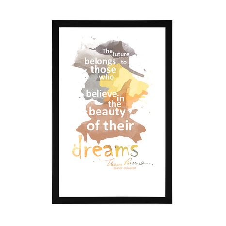 POSZTER PASZPORTUVAL ÁLOM IDÉZETEK - ELEANOR ROOSEVELT - MOTÍVUMOK A MŰHELYÜNKBŐL - POSZTEREK