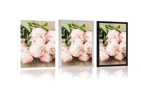 PLAKÁT ROMANTICKÁ KYTICE - KVĚTINY - PLAKÁTY