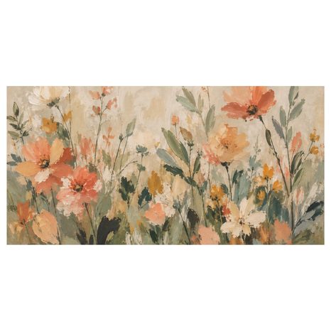 CANVASTAVLA ÖMTÅLIGA BLOMMOR PÅ FÄLTET - BLOMTAVLOR - TAVLOR