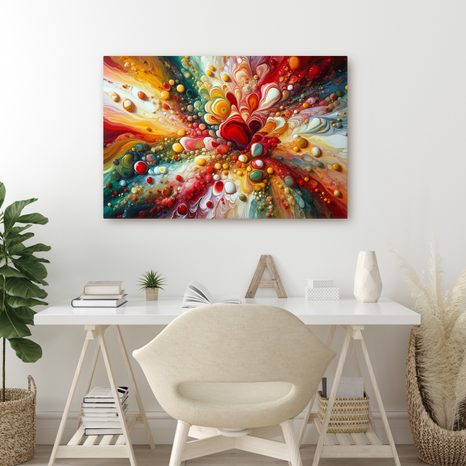 WANDBILD EXPLOSIVES FARBCHAOS - BILDER - 🔥 TOTALAUSVERKAUF