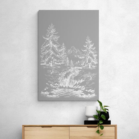 OBRAZ POHÁDKOVÁ KRAJINKA - OBRAZY LES - OBRAZY