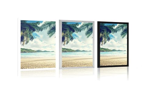 PLAKAT ZALAZAK SUNCA NA OTOKU SEJŠELI - PRIRODA - PLAKATI