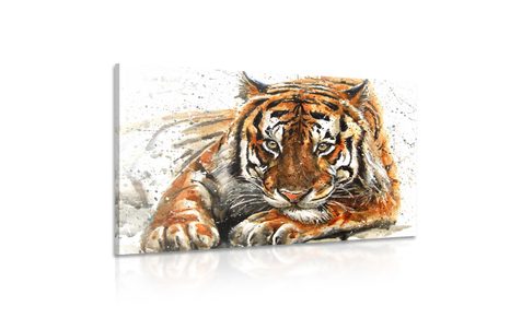 QUADRO SU TELA – PREDATORE DEGLI ANIMALI - QUADRI DI ANIMALI - STAMPE E QUADRI