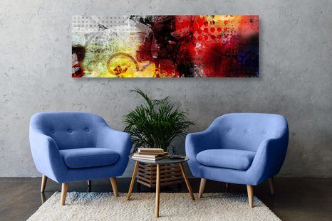 OBRAZ MODERNÍ MEDIÁLNÍ MALBA - ABSTRAKTNÍ OBRAZY - OBRAZY