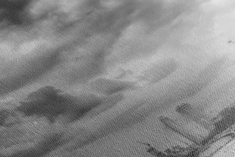 WANDBILD EINZIGARTIGES LONDON UND DIE THEMSE IN SCHWARZ-WEISS - SCHWARZ-WEISSE BILDER - BILDER