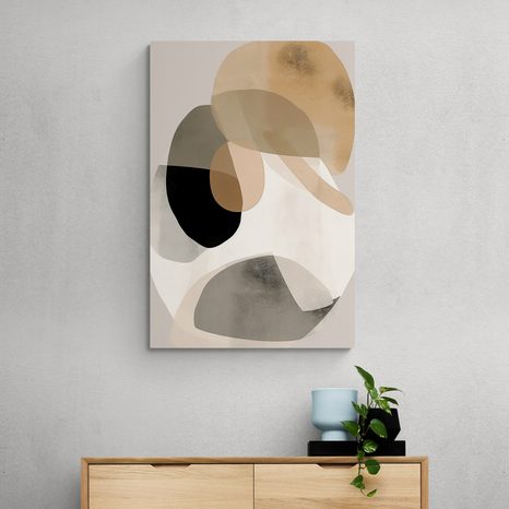 КАРТИНА НА ПЛАТНО – АБСТРАКТНИ ФОРМИ NO2 - АБСТРАКТНИ ФОРМИ КАРТИНИ - КАРТИНИ